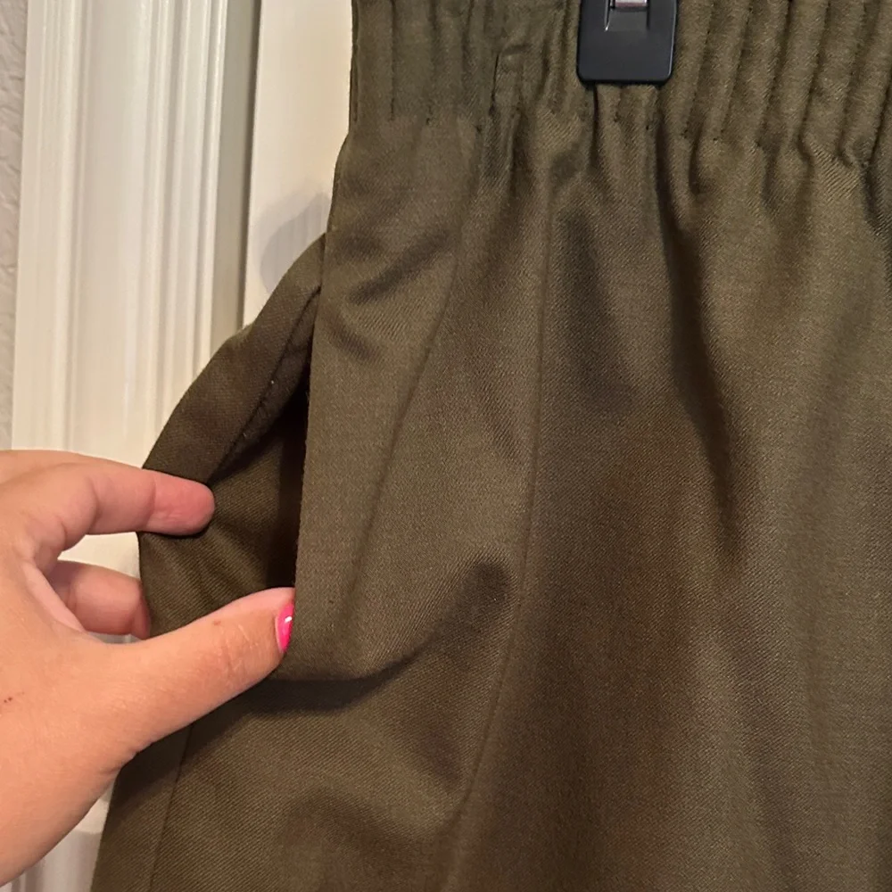 J. Crew Olive Green Mini Skirt